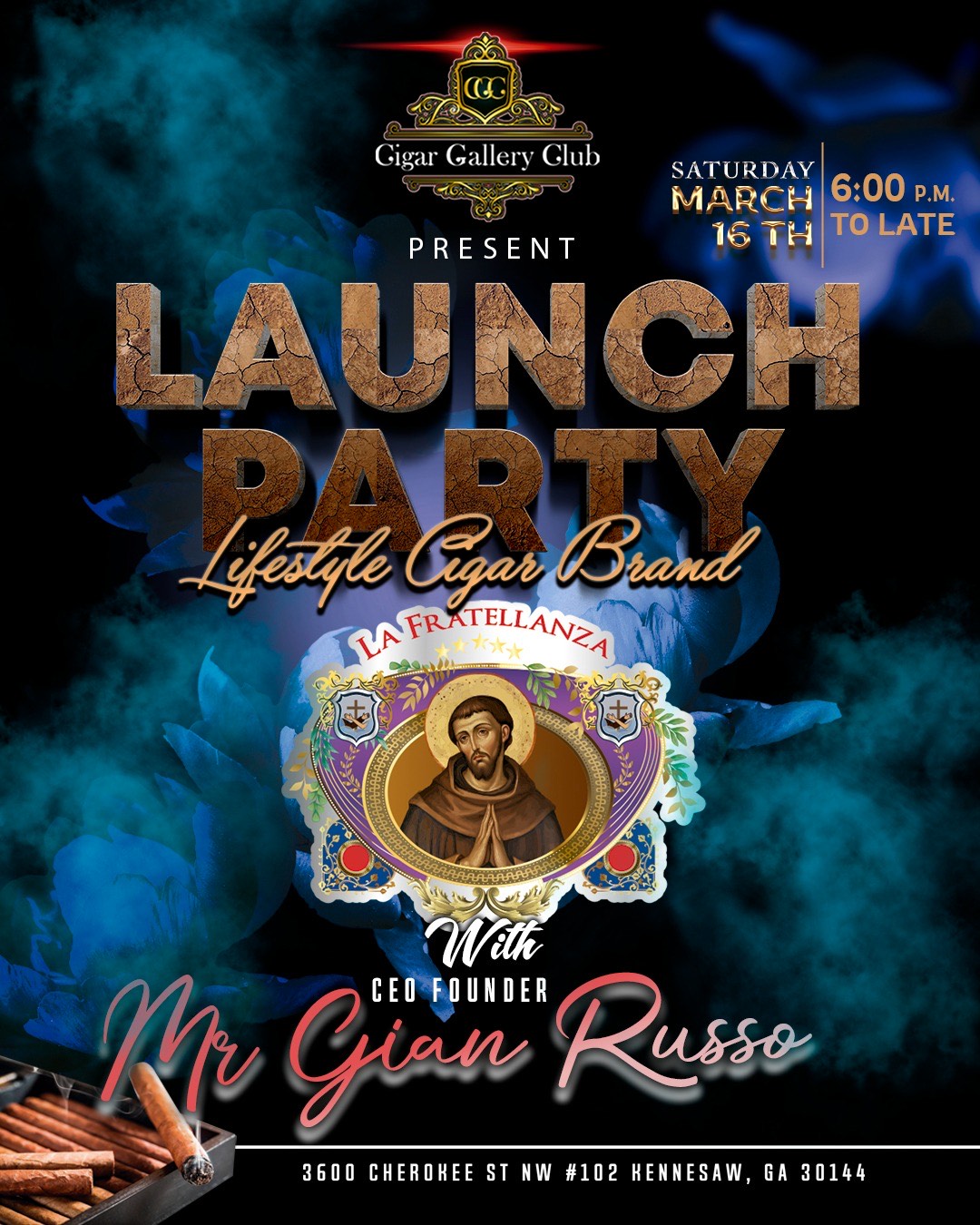 Launch Party Lifestyle Cigar Brand with Mr Gian Russo