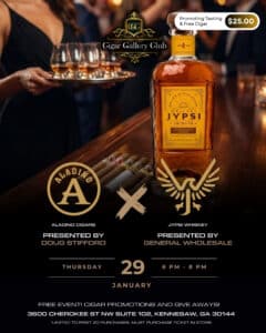 Aladino Cigars x JYPSI Whiskey